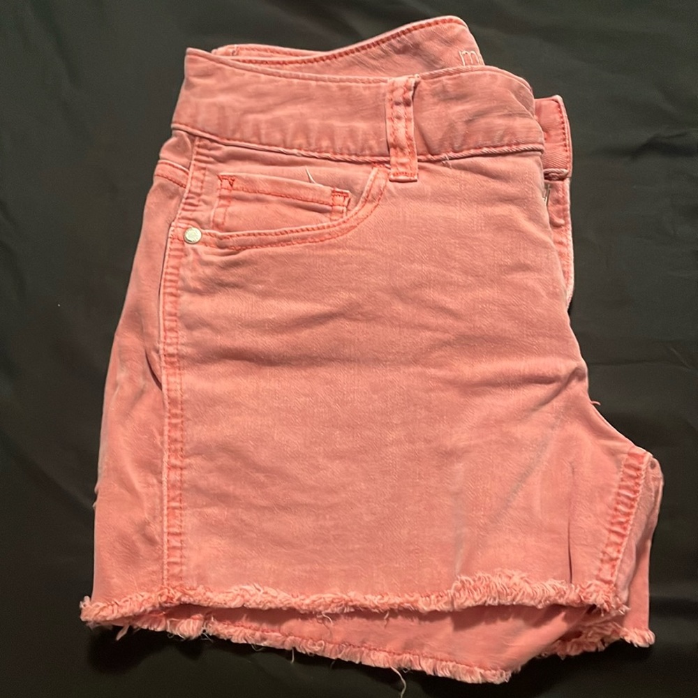 Pink Jean shorts